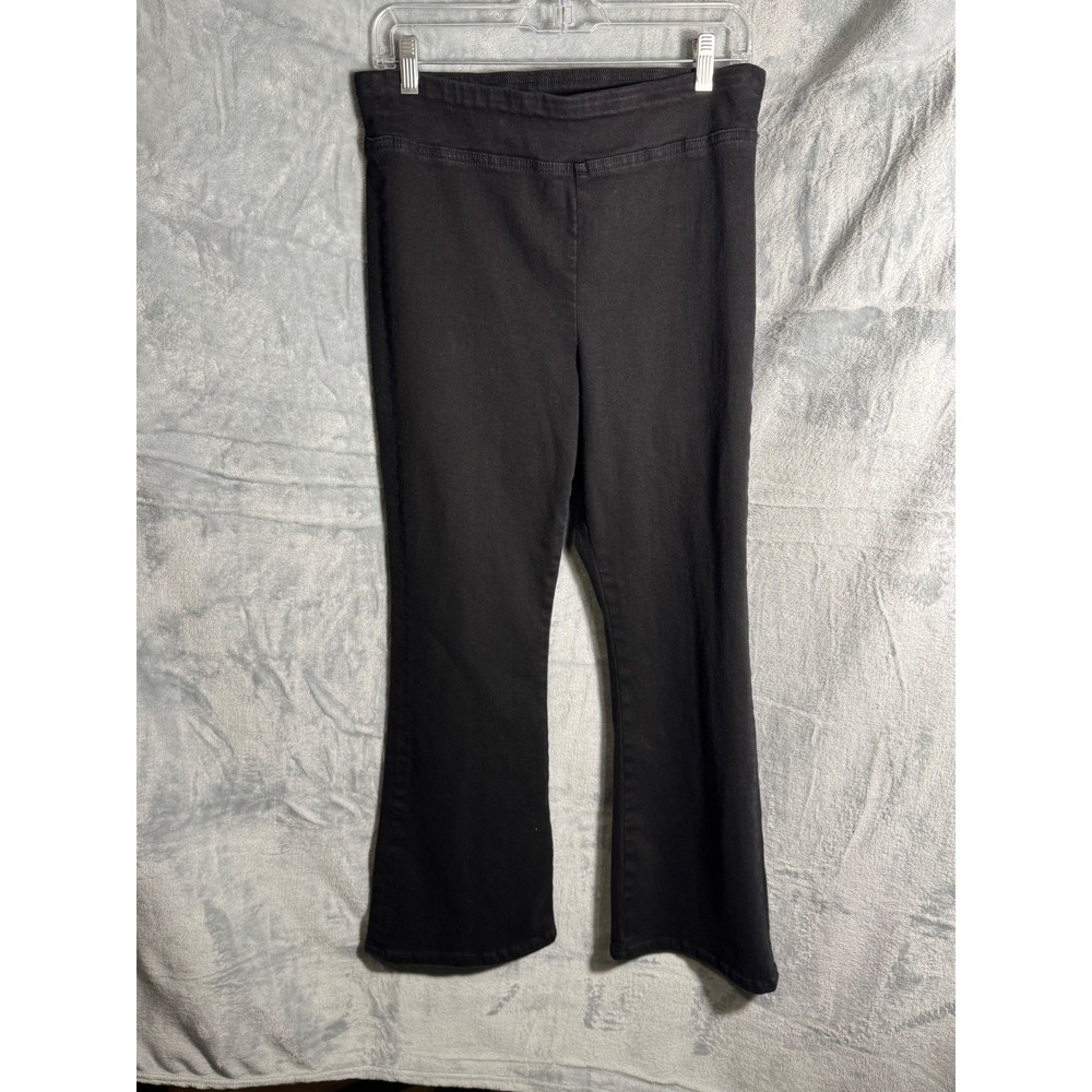 FRAME Sheen Noir Bootcut Flare Jeans Pants Black Size 30 pull on Cotton Blend